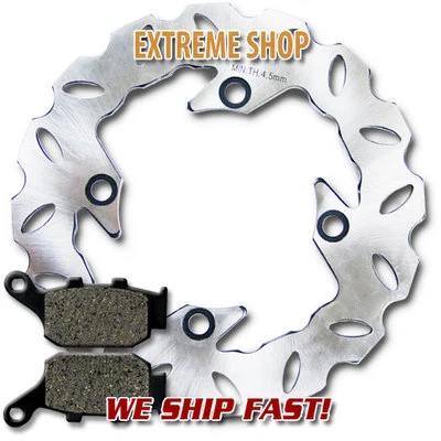 Honda Rear Brake Rotor+Pads CBR 250 RR (MC22)(1990-1994) & R (No ABS)(2011-2015) - Imagem 1 de 2