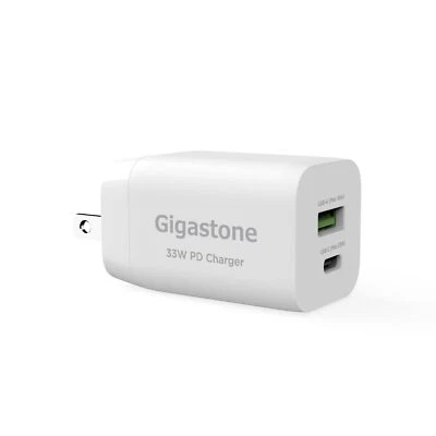 Gigastone 30W USB C Charger Power Go Dual Ports PPS 33W  Power Adapter - Image 1 of 4