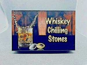 Whiskey Football Stones, Stainless Steel, reusable ice cubes, custom made NEW - Picture 1 of 6