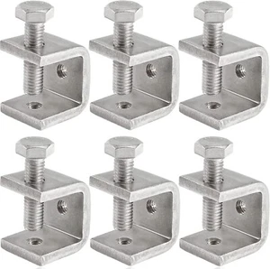 Mini C Clamps Stainless Steel 0.83 Inch for Working, Heavy Duty Small U Clamps f - Picture 1 of 8