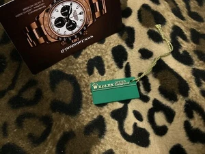2001 2002 K ROLEX SEA-DWELLER 16600 GREEN PRICE TAG TARGHETTA PREZZO VERDE - Foto 1 di 3