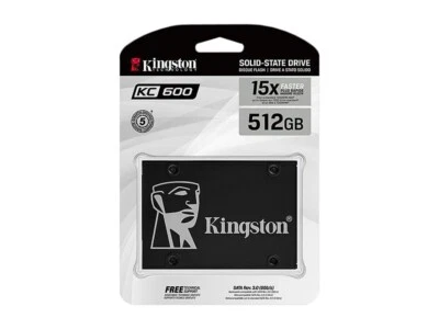 Kingston Kc600 512 Gb Solid State Drive - 2.5" Internal SKC600/512G - Image 1 of 3