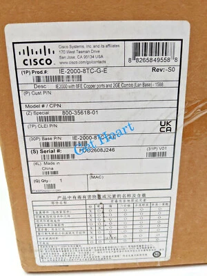 1PC New Cisco IE-2000-8TC-G-E Ethernet Switch FedEx or DHL or.UPS - Image 1 of 4