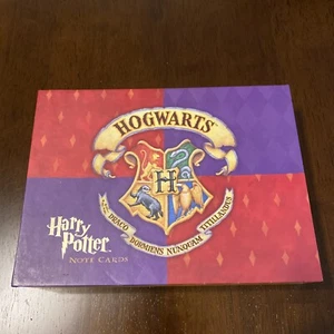 Hogwarts Note Cards - Cards By Cedco - New Open Box Published in 2000 - Picture 1 of 8