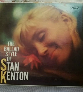 Capitol Records T-1068 Stan Kenton - The Ballad Style Of 1958 12" 33 RPM - Picture 1 of 2