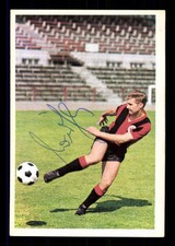 Karl-Heinz Wirth Eintracht Frankfurt Bergmann collectible picture 1967-68 original sign