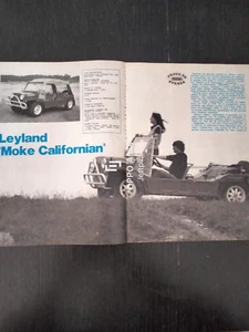 1979 LEYLAND MOKE CALIFORNIAN PROVE SU STRADA CARATTERISTICHE TECNICA VINTAGE - Picture 1 of 1