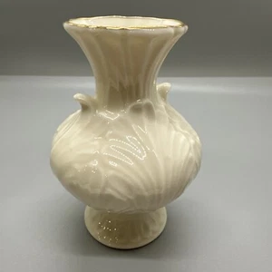 Jarrón Lenox Bud oro 24K colección Elfin hecho en EE. UU. 4,5 pulgadas de alto - Imagen 1 de 12