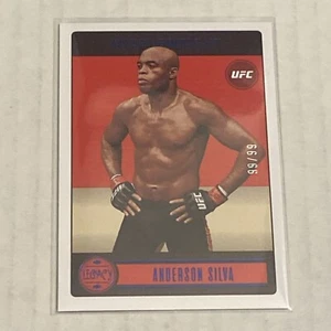 2023 Panini Chronicles Legacy UFC Anderson Silva Blue Parallel #99/99 - Picture 1 of 2
