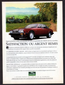 1993 JAGUAR Sovereign Vintage Original Print AD | Red car photo best warranty FR - Picture 1 of 1
