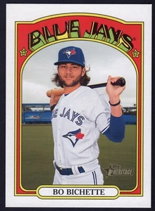 2021 Topps Heritage BO BICHETTE Box Topper #OB-KH Toronto Blue Jays - Picture 1 of 2