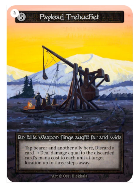 Sorcery Contested Realm Alpha Kickstarter - Payload Trebuchet - Elite - Non Foil - Image 1 of 1