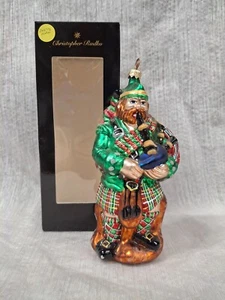Christopher Radko Scotch Whiskers cornamuse ornamento natalizio - Foto 1 di 7