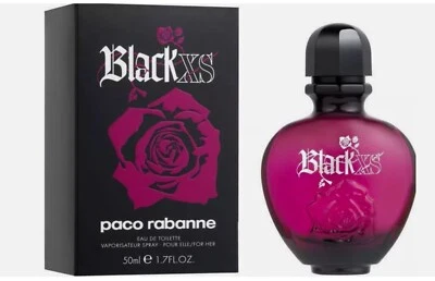 Black XS By Paco Rabanne Mujer-Eau De Toilette Spray-1.7oz/50ml-Nuevo En Caja Foto 1 de 3