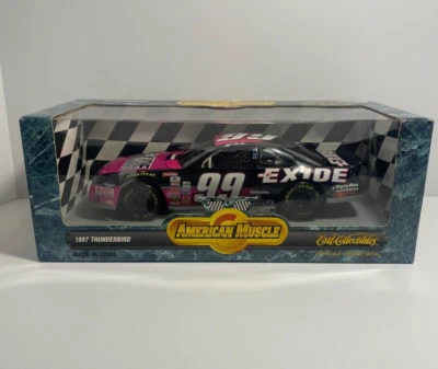 ERTL American Muscle Jeff Burton #99 Exide Baterías 1997 Ford Thunderbird 1:18 Foto 1 de 4