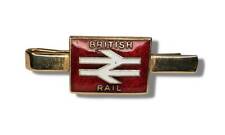 Fer Britannique Vintage Porte-Cravate British Rail en Laiton