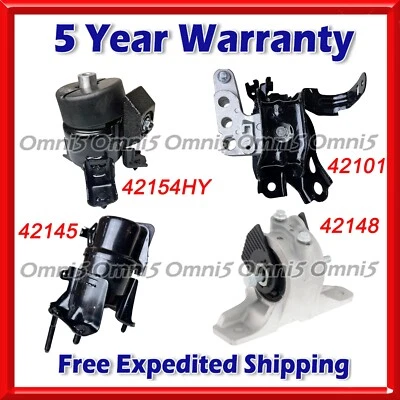 O578 Fits 2020-2024 Toyota Highlander 2.5L FHEV AUTO CVT Motor & Trans Mount 4pc - Image 1 of 4