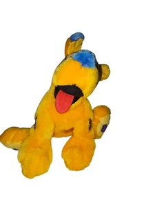 Shalom Dog Carnival Plush Gold Purple Blue Stuffed Animal Prize Toy 11in Vintage - Picture 1 of 4