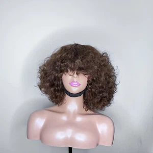10” Vietnam Donor Amazing curls fringe wig -300gs - Picture 1 of 9