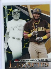 2021 Topps Finest Baseball Legacies Kintsukuroi Black/Gold FL-FTJ Fernando Tatis