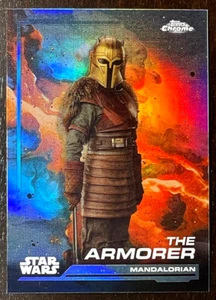 2024 Topps Chrome Star Wars The Armorer Refractor #39 Mandalorian SP - Picture 1 of 3