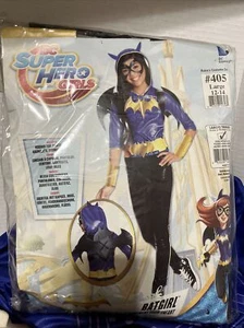 Batgirl Costume DC Superhero Girls Deluxe SZ Large 12-14 Worn Once - Picture 1 of 5