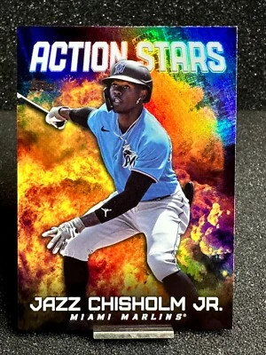 2023 Topps Action Stars JAZZ CHISHOLM JR. #AS-30 FREE SHIPPING - Image 1 of 2