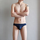 Men's Sexy Briefs Soft Comfortable Lightweight Breathable Ice Silk Underwear New