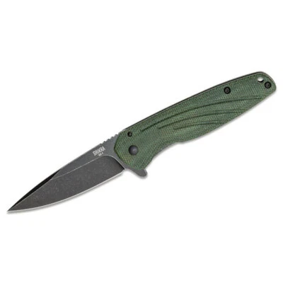 Ontario Shikra | *Limited* Green Micarta / Black Stonewashed AUS-8 Blade *NEW* - Image 1 of 3