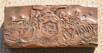 Antique "Excelsior" Print Block, mfg'd by Barnhart Bros. & Spindler, Chicago - Image 1 of 4