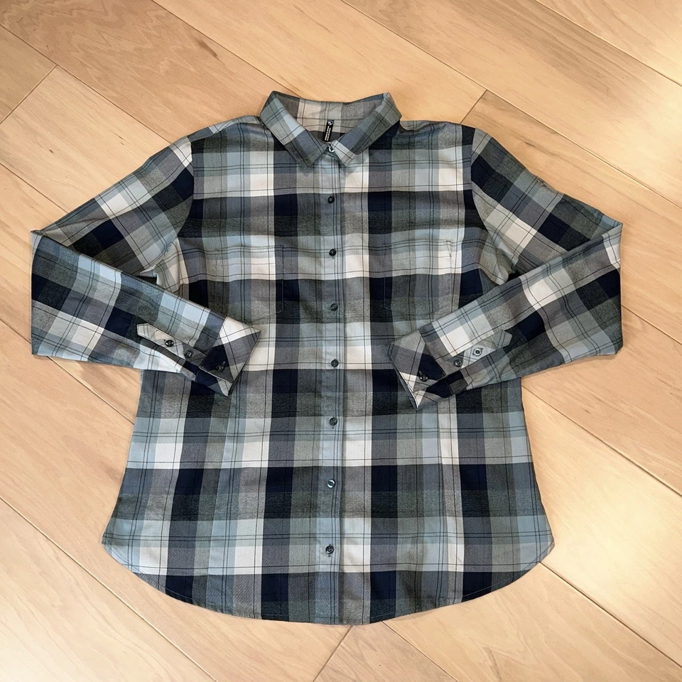 Camisa Kuhl Tess Franela Abotonada Manga Larga *Bordada Para Mujer XL Foto 1 de 4