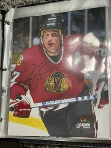 Jeremy Roenick Signed 8x10 Photo Chicago Blackhawks NHL HOF - Picture 1 of 1