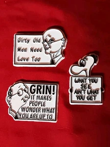 1970s Vintage Rubber Magnet Set Of 3 Miscellaneous Quotes And Sayings - Picture 1 of 5