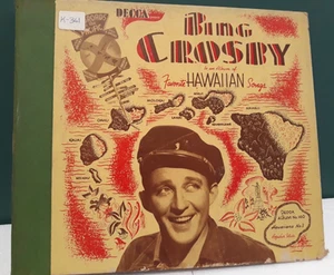 BING CROSBY FAVORITE HAWAIIAN SONGS #3 DECCA #140 ALBUM W/ 4 78RPM VINYL LP'S - Picture 1 of 3