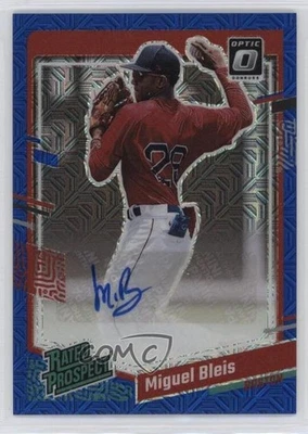 2023 Panini Donruss Blue Mojo Prizm /20 Miguel Bleis #RPS-MB Auto - Image 1 of 2