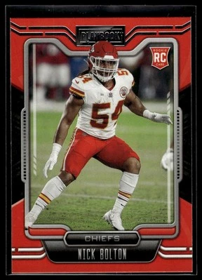 2021 Panini Playbook #165 Nick Bolton Rookie - Image 1 of 2