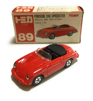 Caja de sacos roja Tomica 89 Porsche 356 Speedster 1/59 Foto 1 de 4