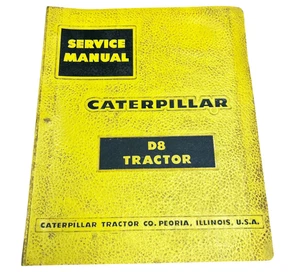 Caterpillar D8 Tractor Service Manual 14A1-UP 15A1-UP Original OEM Vintage CAT - Picture 1 of 10