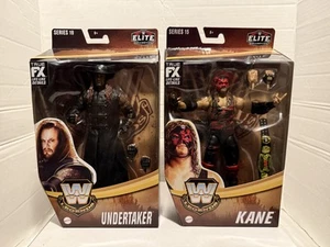 LOT OF 2 WWE Elite Collection Undertaker & Kane Action Figures NEW - Picture 1 of 2