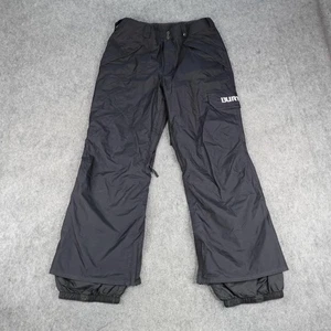 Burton Pants Mens XL Black DRYRIDE Snowboard Vents Poacher Pant Gaiters Ski Snow - Picture 1 of 17