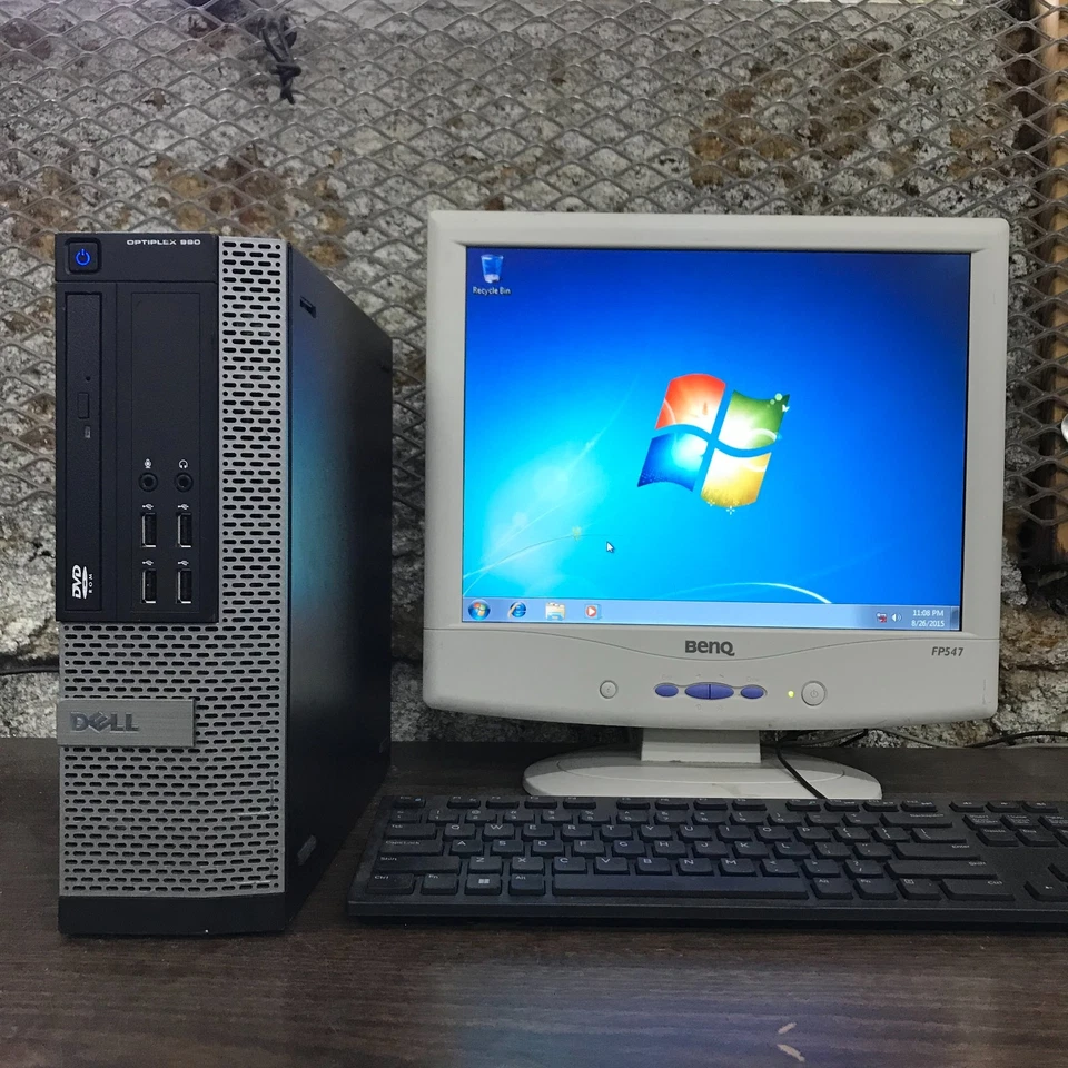 DELL OptiPlex 990 SFF PC i5-2400 3.1GHz 14GB RAM 128GB SSD Windows 7 Pro 64-Bit - Image 1 of 4
