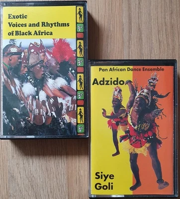 2 x AFRICAN Albums: ADZIDO - SIYE GOLI + EXOTIC VOICES & RHYTHMS OF BLACK AFRICA - Image 1 of 4