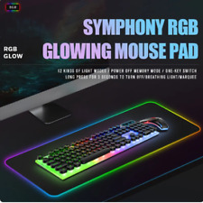Large luminous mouse pad, RGB streamer, LED gaming internet café table mat, home