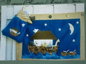 Vintage Rosemary Rabbit Two By Two Noahs Ark Wall Quilt & Toy Bag Patterns - Picture 1 of 4