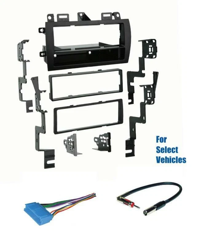 Kit de montaje en tablero de instalación de radio estéreo para automóvil Din único combo de cables para algunos Cadillac Foto 1 de 1