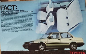 Pub Advertising "TOYOTA CAR" Vintage Ad Print 2PG !! - Picture 1 of 1