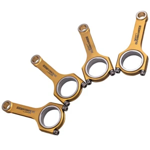 4pcs Titanized Connecting Rods for Toyota Lexus NX IS 200t 2.0L 8AR-FTS 157.5mm - Picture 1 of 12