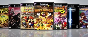 Replacement GameCube Covers W/ EU STYLE Cases Titles S-Z  !!NO GAMES!!