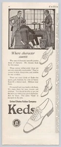 1919 Keds Mens Shoes United States Rubber Company ANTIQUE PRINT AD COL19 - Picture 1 of 1
