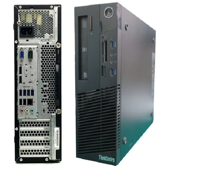 LENOVO M83 SFF i5 4460 QUAD 3.2GHz 8GB RAM 500GB HDD DVDRW Win 10 PRO - image 1 of 1